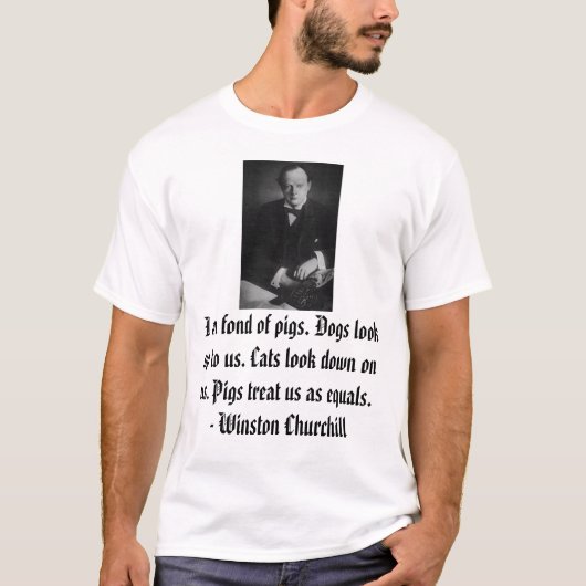 Sir Winston Churchill T-shirt (Voorkant)