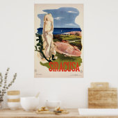 Siracusa Syracuse Italië  Italiaans reizen Poster (Keuken)