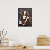 Sirani - Allegorie van muziek 1659 Poster (Keuken)