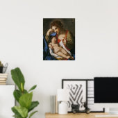 Sirani - Madonna Contemplating Poster (Thuiskantoor)