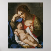 Sirani - Madonna Contemplating Poster (Voorkant)