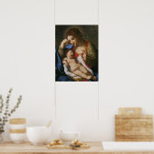 Sirani - Madonna in overpeinzing Poster (Keuken)