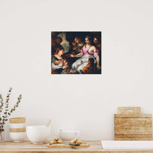 Sirani - opsporing van mozes poster (Keuken)