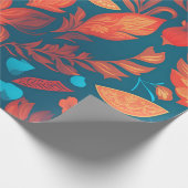 Siren Geometrisch Kleurrijk Gepersonaliseerd Patro Cadeaupapier (Hoek)