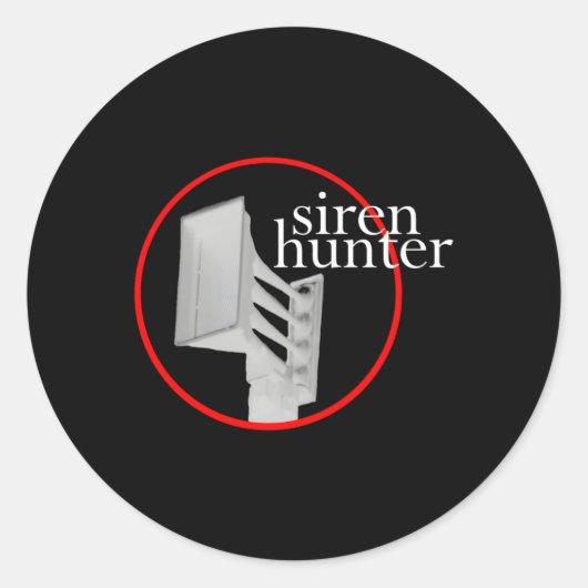 Siren Hunter Tornado Siren Ronde Sticker (Voorkant)