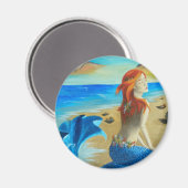 Siren - mermaid magneet (Voorkant / Achterkant)