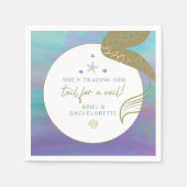 SIREN Mermaid Tail voor een Veil Bachelorette Ocea Servet (Voorkant)