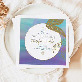 SIREN Mermaid Tail voor een Veil Bachelorette Ocea Servet