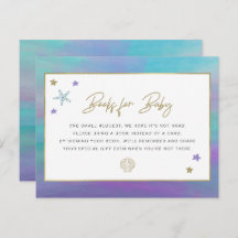 SIREN Mermaid Tropical Beach Books for Baby Kaart