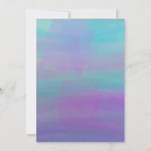 SIREN Paars Gold Mermaid Bash Birthday Party (Achterkant)