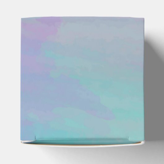 SIREN Paars Gold Mermaid Ocean Zee Baby shower Bedankdoosjes (Bovenkant)