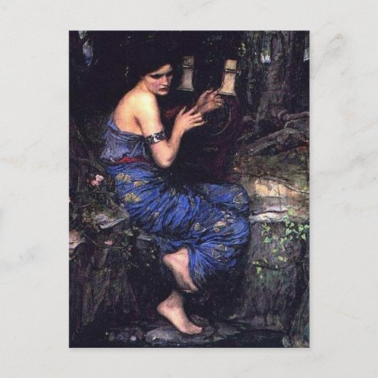 Siren Speelt Muziek voor Sailors Briefkaart (Voorkant)