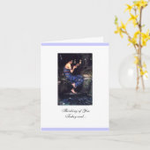 Siren Speelt Muziek voor Sailors Kaart (Gele Bloem)