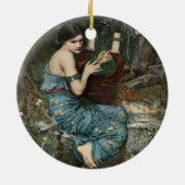 Siren Speelt Muziek voor Sailors Keramisch Ornament (Achterkant)