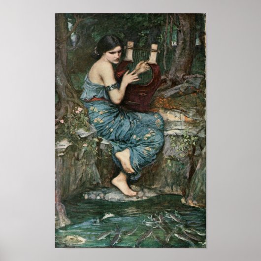 Siren Speelt Muziek voor Sailors Poster (Voorkant)