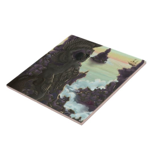 Siren Stones Tegeltje (Zijkant)