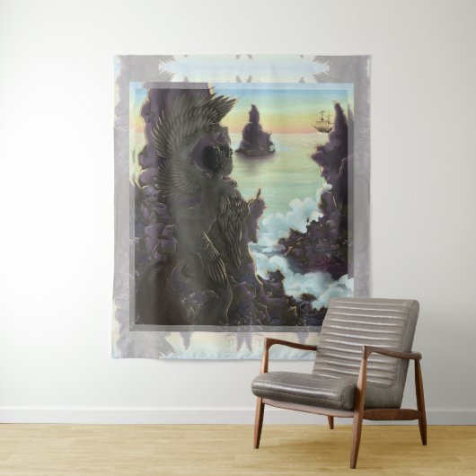 Siren Stones Wandkleed (In situ)