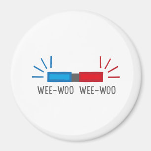 Siren van de politie of van Ambulance Magneet