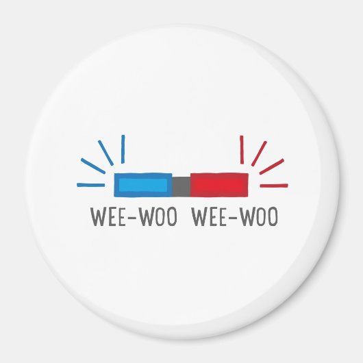 Siren van de politie of van Ambulance Magneet (Voorkant)