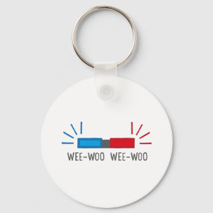 Siren van de politie of van Ambulance Sleutelhanger