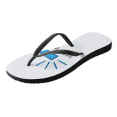 Siren van de politie of van Ambulance Teenslippers (Schuin)