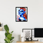 Siren van het Zee Poster (Thuiskantoor)