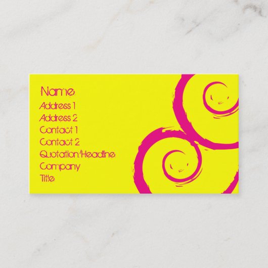 Siren Visitekaartje (Voorkant)