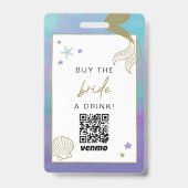 SIREN Zeemeermin Ocean Koop de Bride een Code van Badge (Voorzijde)