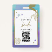 SIREN Zeemeermin Ocean Koop de Bride een Code van Badge (Voorkant)