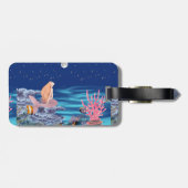 Sirena Mirando La Luna Bagagelabel (Achterkant horizontaal)