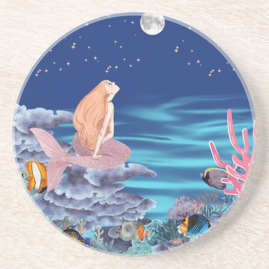 sirena zandsteen onderzetter (Voorkant)