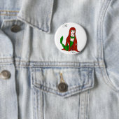 Sirene-exemplaar Ronde Button 5,7 Cm (In situ)