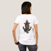 Sirene van het Anker T-shirt (Achterkant volledig)