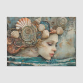 SIRENE VAN HET ZEE DECOUPAGE TISSUE PAPER TISSUEPAPIER (Voorkant)