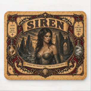 Sirene, Vintage Circus Monster Muismat