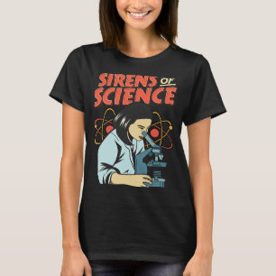 Sirenen van de wetenschap Feminist Scientist Girl T-shirt