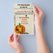 Sirenengeesten Haal Halloween pompoensnijden EVENT Flyer (Hand)