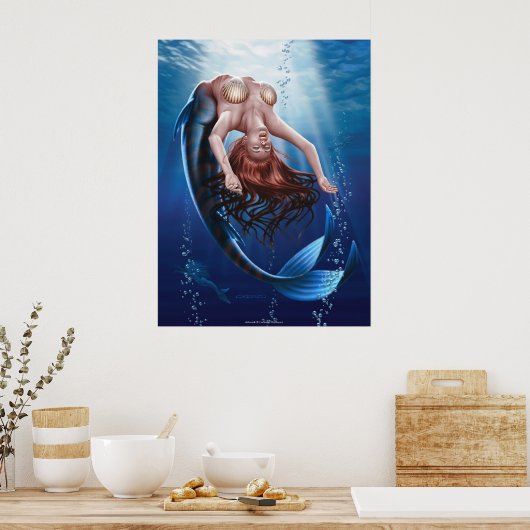 "Sirens" Canvas Art Poster (Keuken)