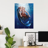 "Sirens" Canvas Art Poster (Thuiskantoor)