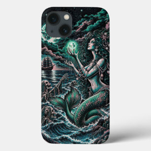 Siren's Cove Donkere Zeemeermin Nautilus Fantasie Case-Mate iPhone Case