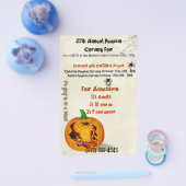 Sirens Haunted Halloween Pumpkin Carving EVENT Flyer (Enkel)