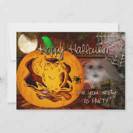 Sirens Haunted Halloween Pumpkin Carving Kaart