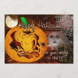 Sirens Haunted Halloween Pumpkin Carving Kaart