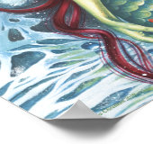 Sirens houdt van Mermaids Kiss Poster (Hoek)