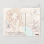Siren's Rock - Mermaid fairy card Briefkaart (Achterkant)