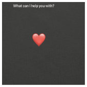 Siri Valentijn Fabric Stof (Close Up)