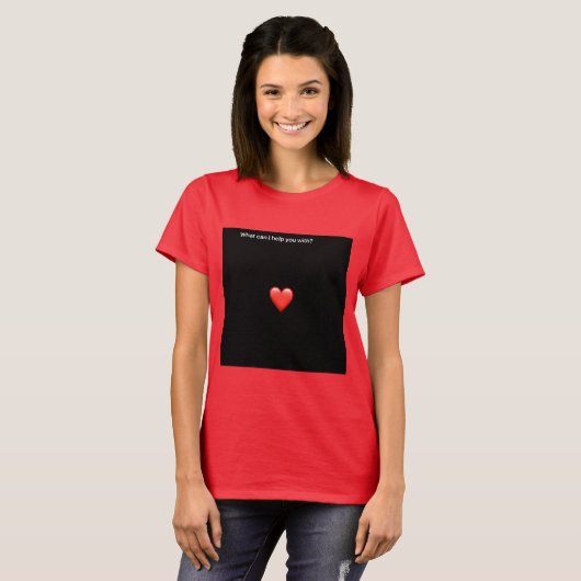Siri Valentijn Shirt (Voorkant volledig)