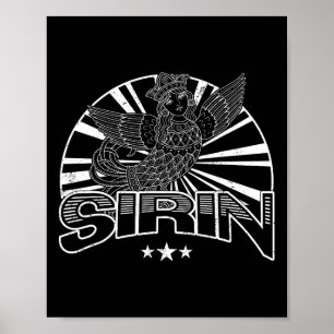Sirin Mythologische Slavische Noorse Paganisme Oud Poster
