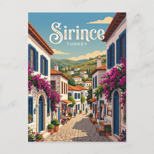 Sirince-steeg Turkije Briefkaart (Voorkant)