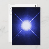 Sirius A en B felle nachtsterren Briefkaart (Voorkant / Achterkant)